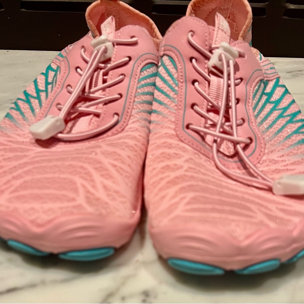 Hike Lorax Pro Non-Slip Barefoot Shoes Pink&Blue Womens 10/10.5 Mens 8/8.5 EU 41 - Picture 5 of 6